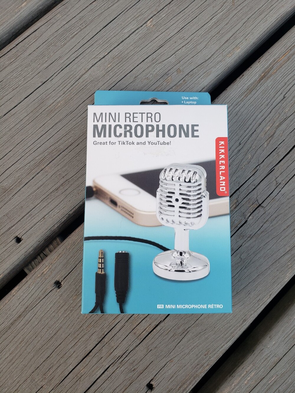 Mini Retro Microphone By Kikkerland